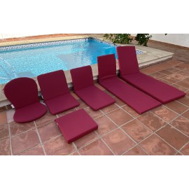 2-pack Removable Comfort Seat Cushions 45x45x6 cm