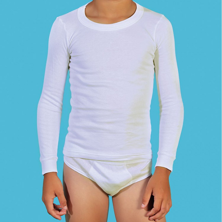 Camiseta Térmica para Niña-blanco-10-12 AÑOS –