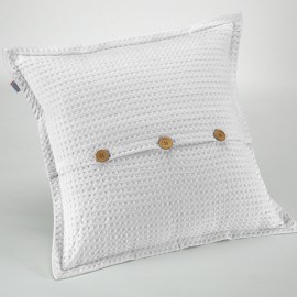 Banús 100% cotton cushion cover with buttons