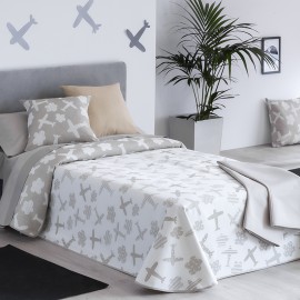 DUSTY reversible bedspread by Confecciones Paula