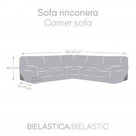 Bielastic Premium Jaz Corner Sofa Cover Eysa