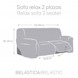 Premium Jaz Relax Bielástic Armchair Cover 2 and 3 Seats Eysa