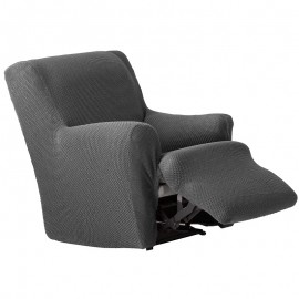 funda de sofa para sillon relax pies juntos silla bielastica gris calidad  EYSA