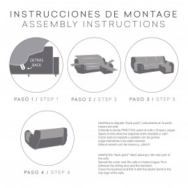 Funda Chaise Longue Práctica Garona (salvasofá) Eysa Protect