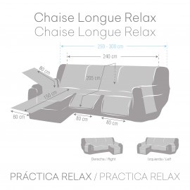 Funda De Sofá Práctica Chaise Longue Relax Acolchada NORUEGA Eysa