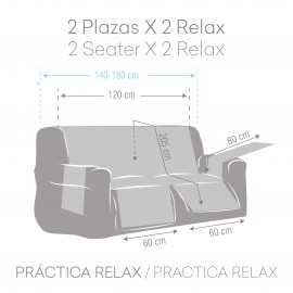Funda Sofá Práctica Relax Acolchada Antideslizante MONTBLANC Eysa