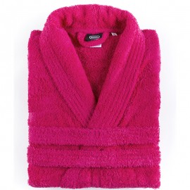 Zoe plain 100% combed cotton Bathrobe By ABECÉ CASA