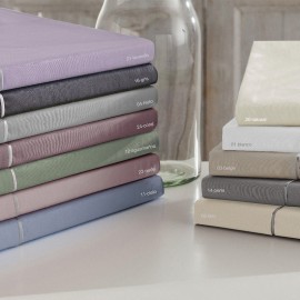 Funda almohada Ihome 200 hilos 100% algodón peinado Abecé Casa