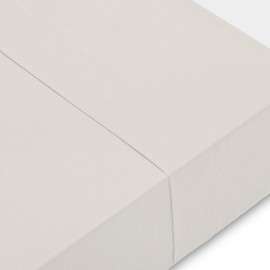 Mix & Match plain flat sheet 50% cotton 50% polyester By ABECÉ CASA