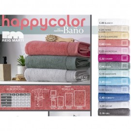 Pack 2 Toallas De Lavabo HappyColor 100% Algodón Reig Martí