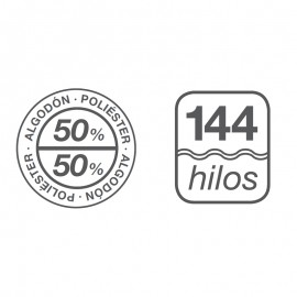 Bajera combi Lisos 50/50 ALG/Pol 144 hilos alto especial 35 cm