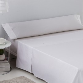 Plain white Hospitality bed linen set 50/50 cotton/poly