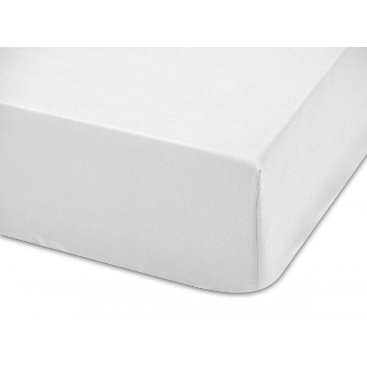 Adjustable hospitality bottom bed sheet 50% cotton 50% polyester