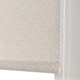 Mariola translucent roller blind in Jacquard yarn colored fabric