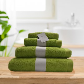 Pure pistachio 100% cotton towel